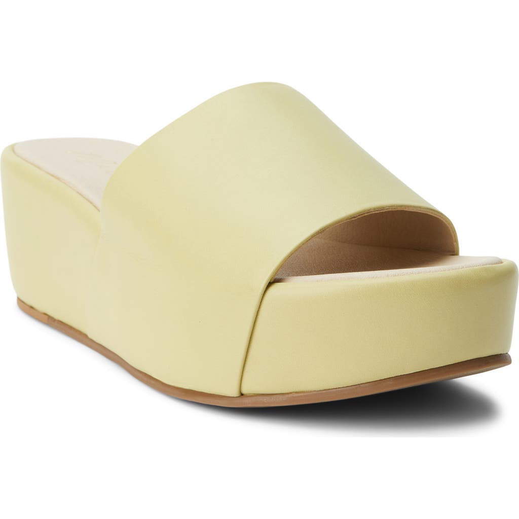 Matisse Frida Platform Sandal In Yellow
