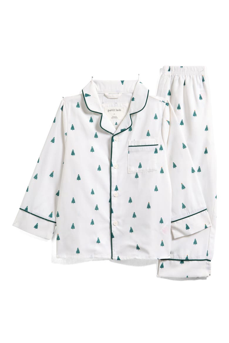 Kids' Two-Piece Pajamas, Main, color, OFF WHITE