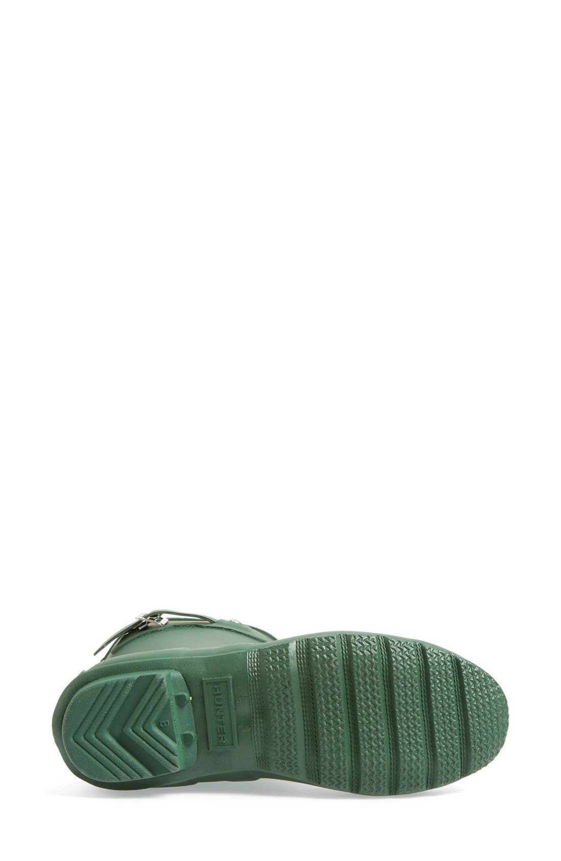 Original Short Waterproof Rain Boot, Alternate, color, GREEN/GREEN