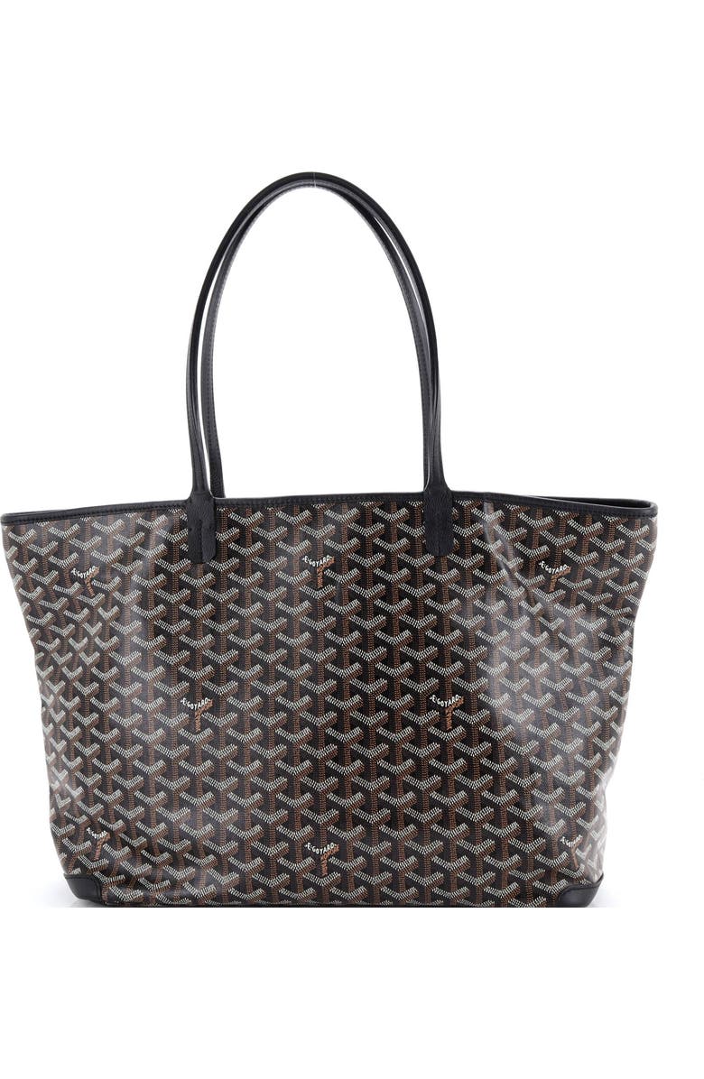 Pre-Owned Goyard Artois Tote Coated Canvas MM, Alternate, color, Black