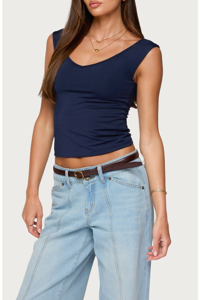 Angeline Stretch Tank, Alternate, color, NAVY