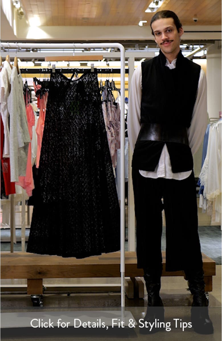 Lace Knit Maxi Skirt, sales video thumbnail