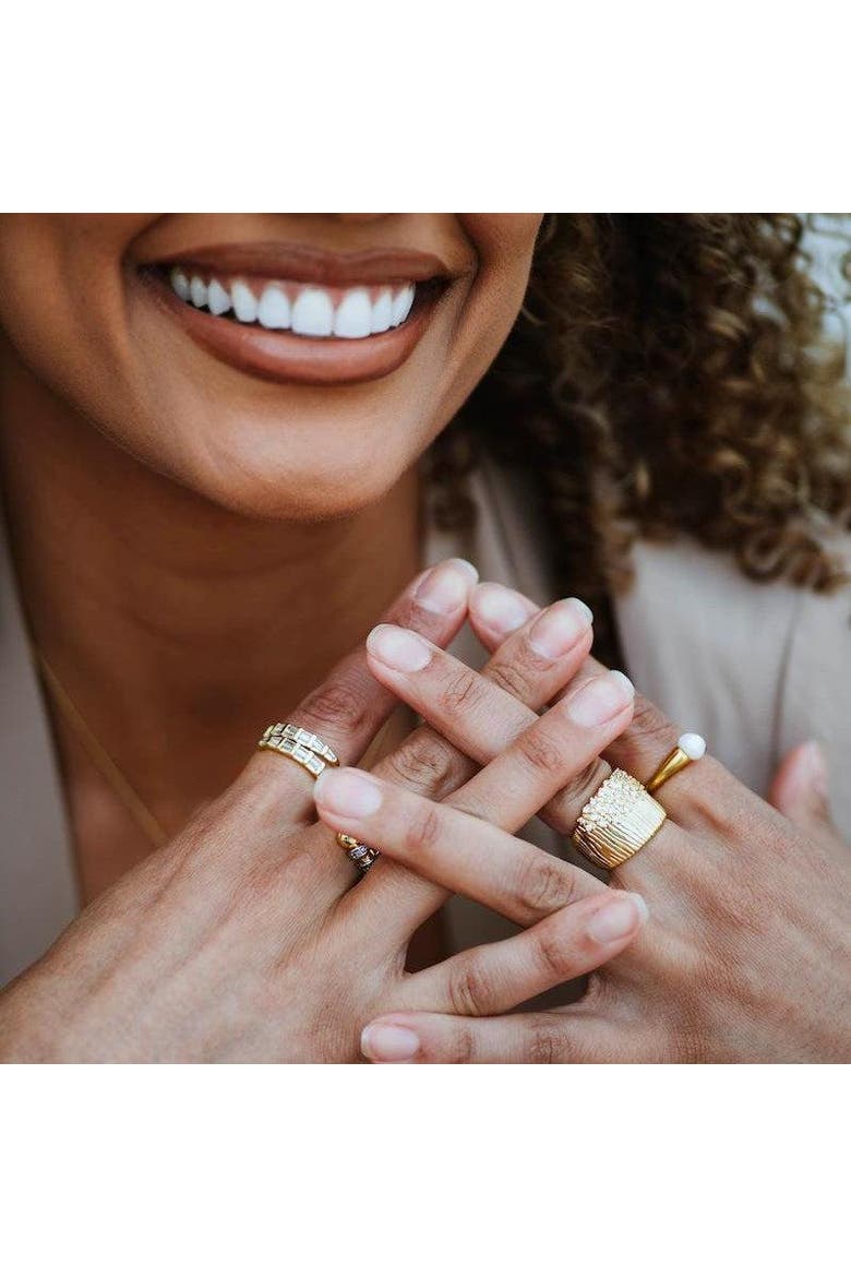 Golden Drip Ring, Alternate, color, Gold