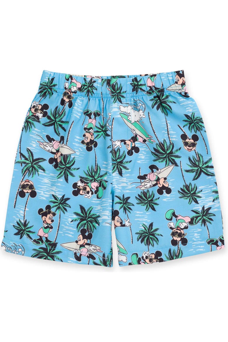 Mickey Mouse 2-Piece Button-Down and Shorts Set, Alternate, color, Mickey Surf Blue