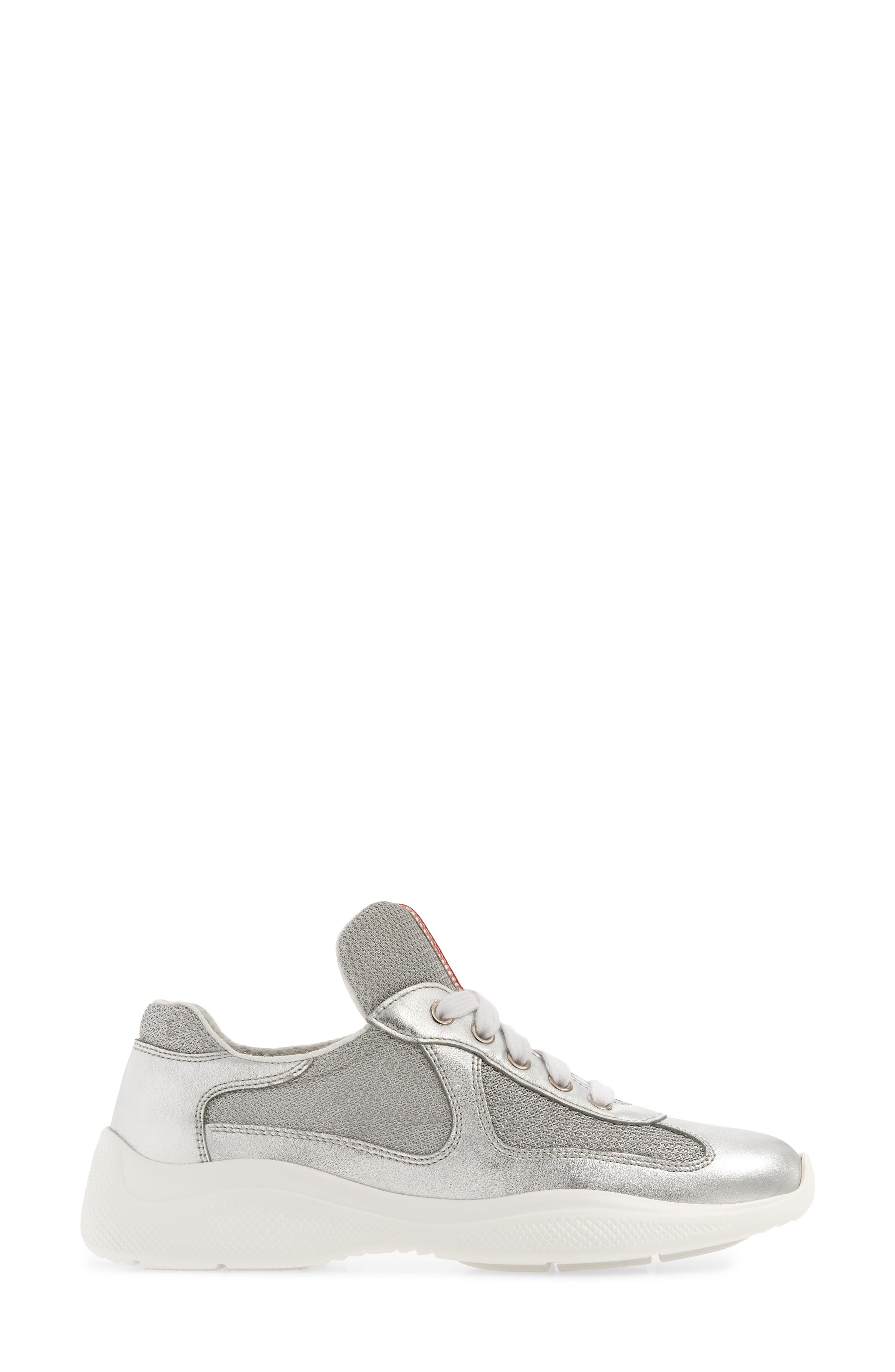 Prada Low-Top Sneaker, Alternate, color, 