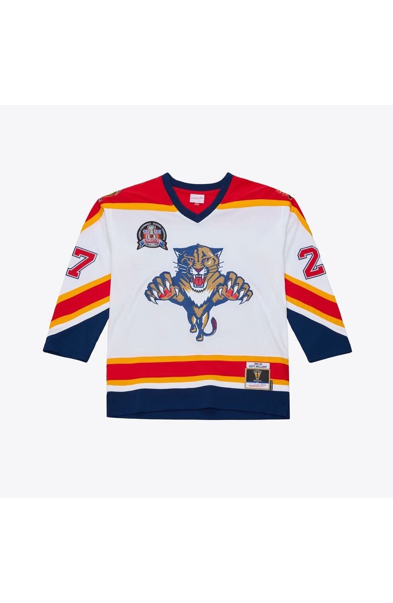 Mitchell & Ness Men's Mitchell & Ness Scott Mellanby White Florida Panthers 1996 Power Play Jersey, Main, color, White