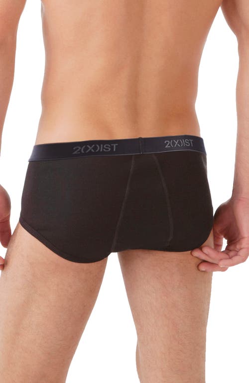 2(x)ist Assorted 3-pack Essential Cotton Briefs In Black