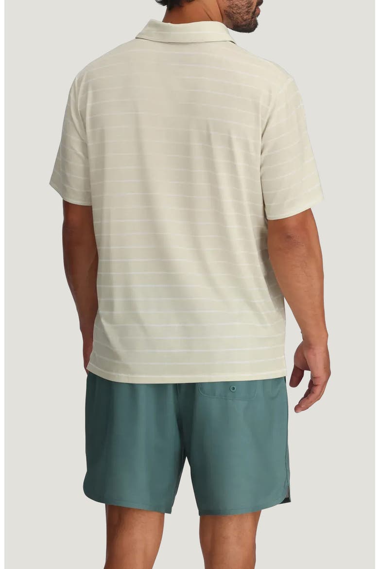 Elevate Polo, Alternate, color, DASH STRIPE BIRCH