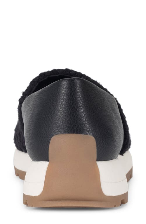 Baretraps Gennie Womens Faux Leather Slip-on Loafers In Black Crochet
