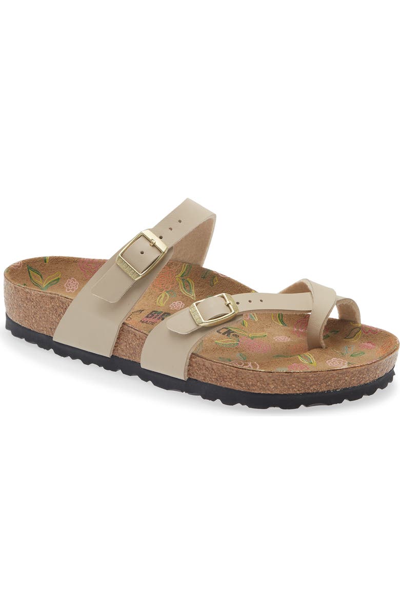 Birkenstock Mayari Printed Footbed Sandal, Main, color, Sandcastle