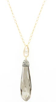 OLIVIA WELLES Quinn Crystal Pendant Necklace