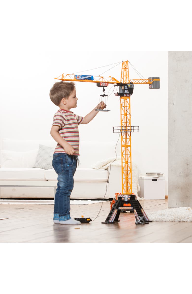 Dickie Toys HK Ltd Construction Crane Rc, Alternate, color, Multicolored