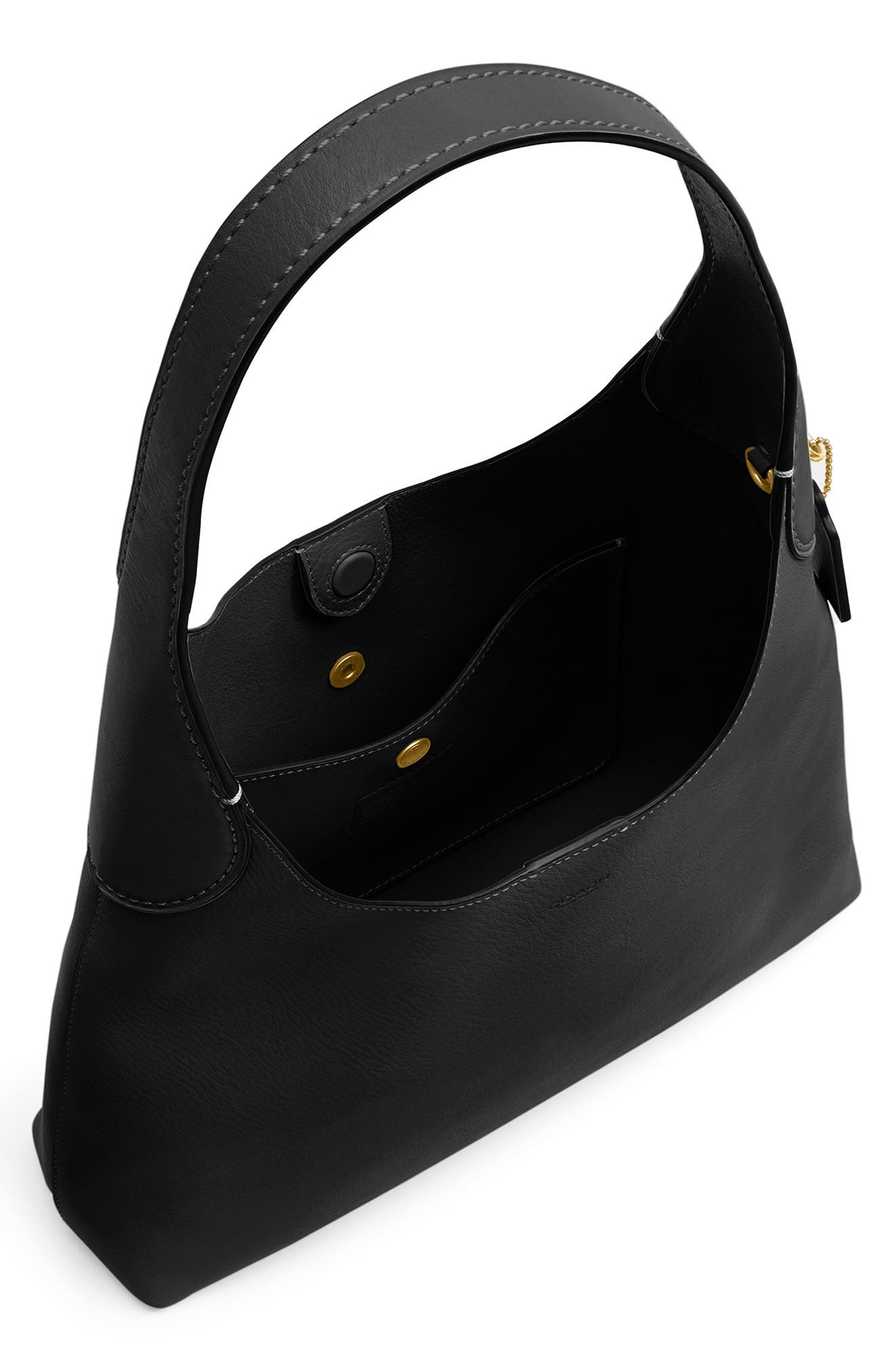 COACH Brooklyn 28 Shoulder Bag, Alternate, color, Black