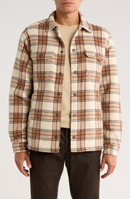Rainforest Edgewood Plaid Bonded Fleece & Faux Shearling Jacket