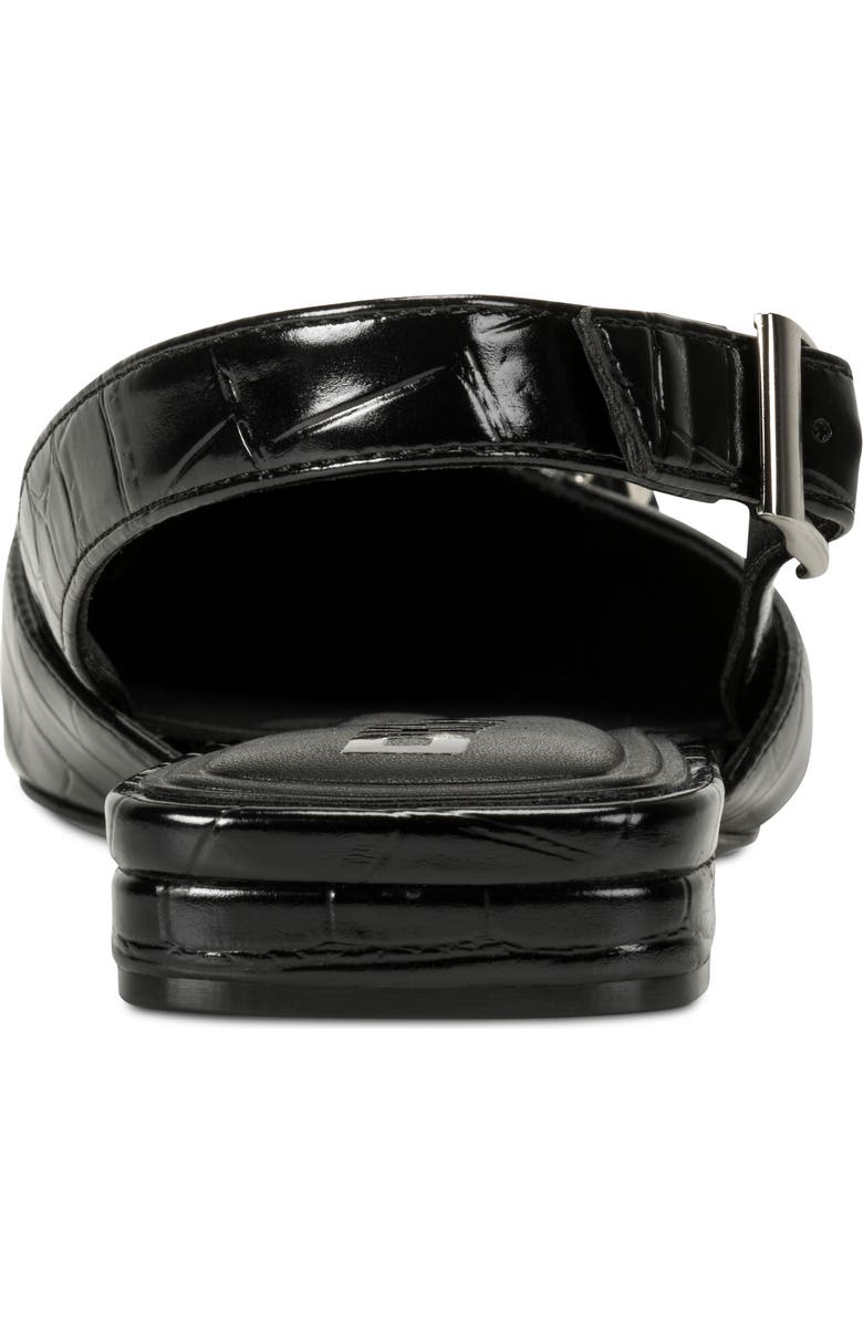 DKNY Cosetta Slingback Pointed Toe Flat, Alternate, color, Black