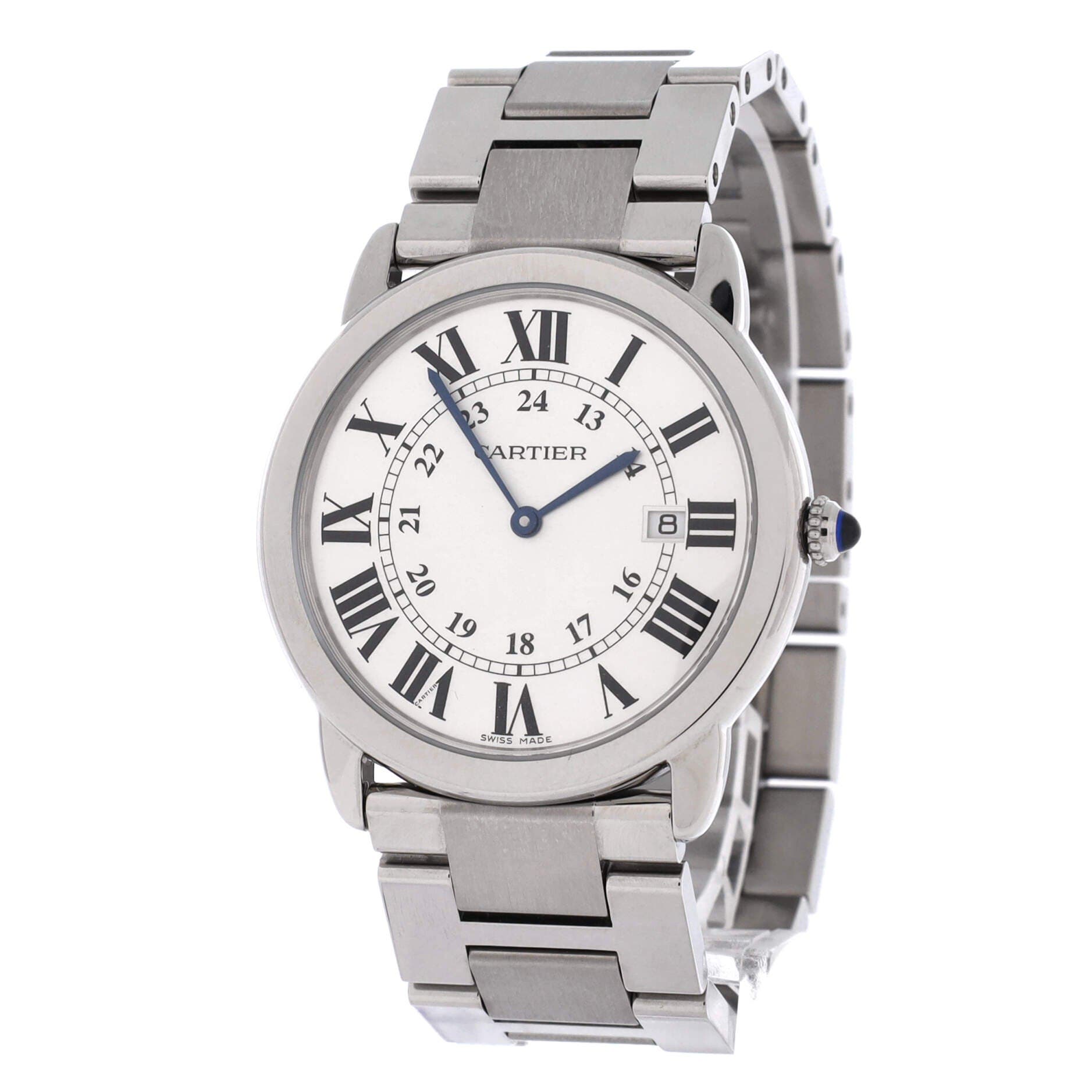 Ronde Solo de Cartier Quartz Watch Stainless Steel 36, Alternate, color, Metallic Silver