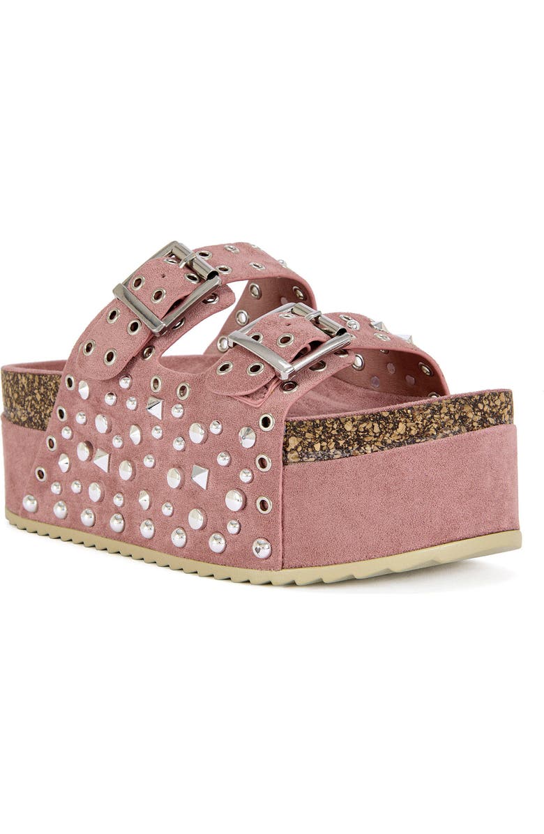 AZALEA WANG Kaegan Platform Sandal, Main, color, Pink