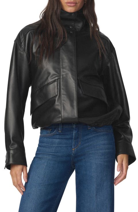 Cohen Leather Bomber Jacket
