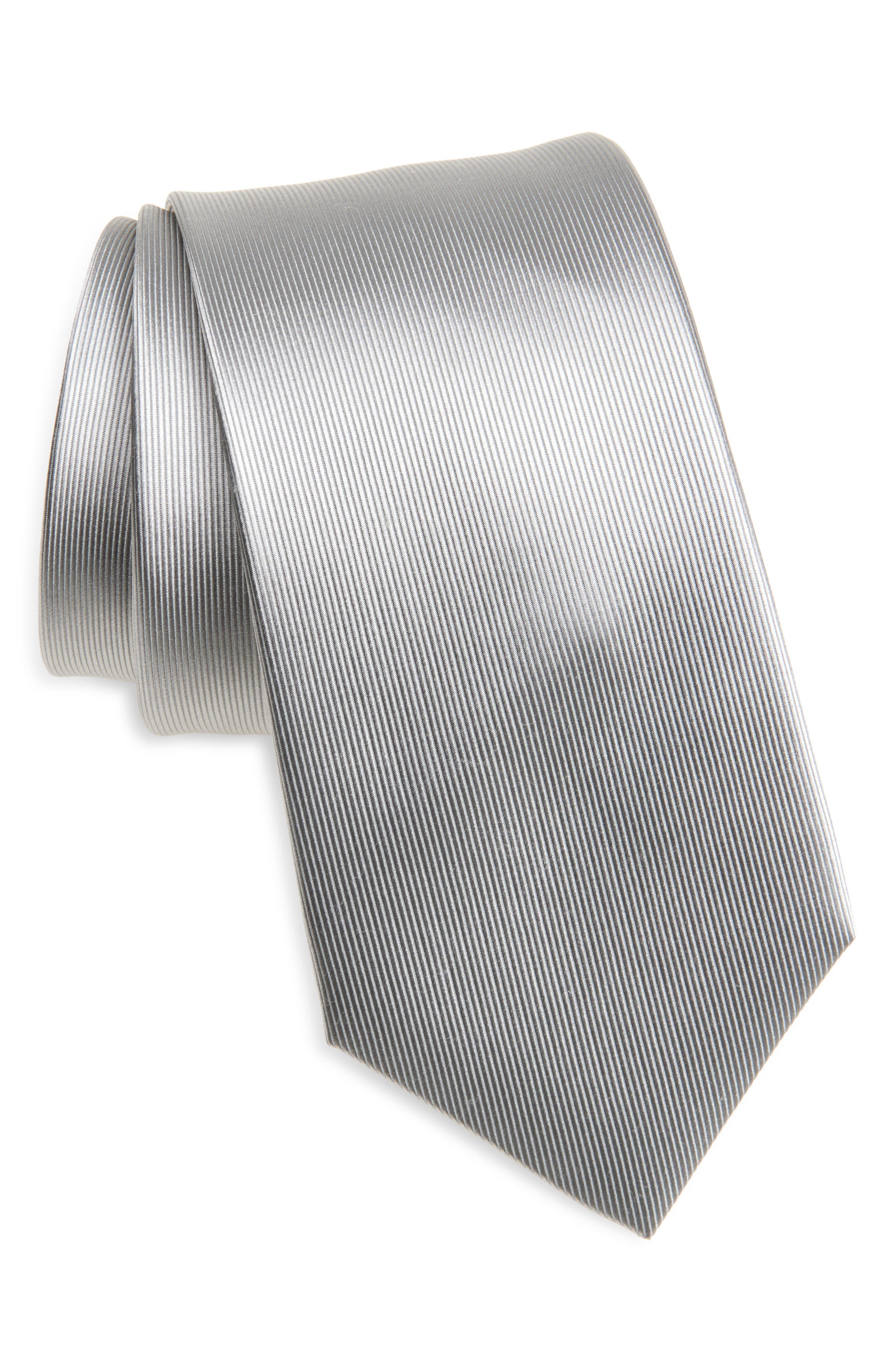 Duchamp Solid Silk Tie