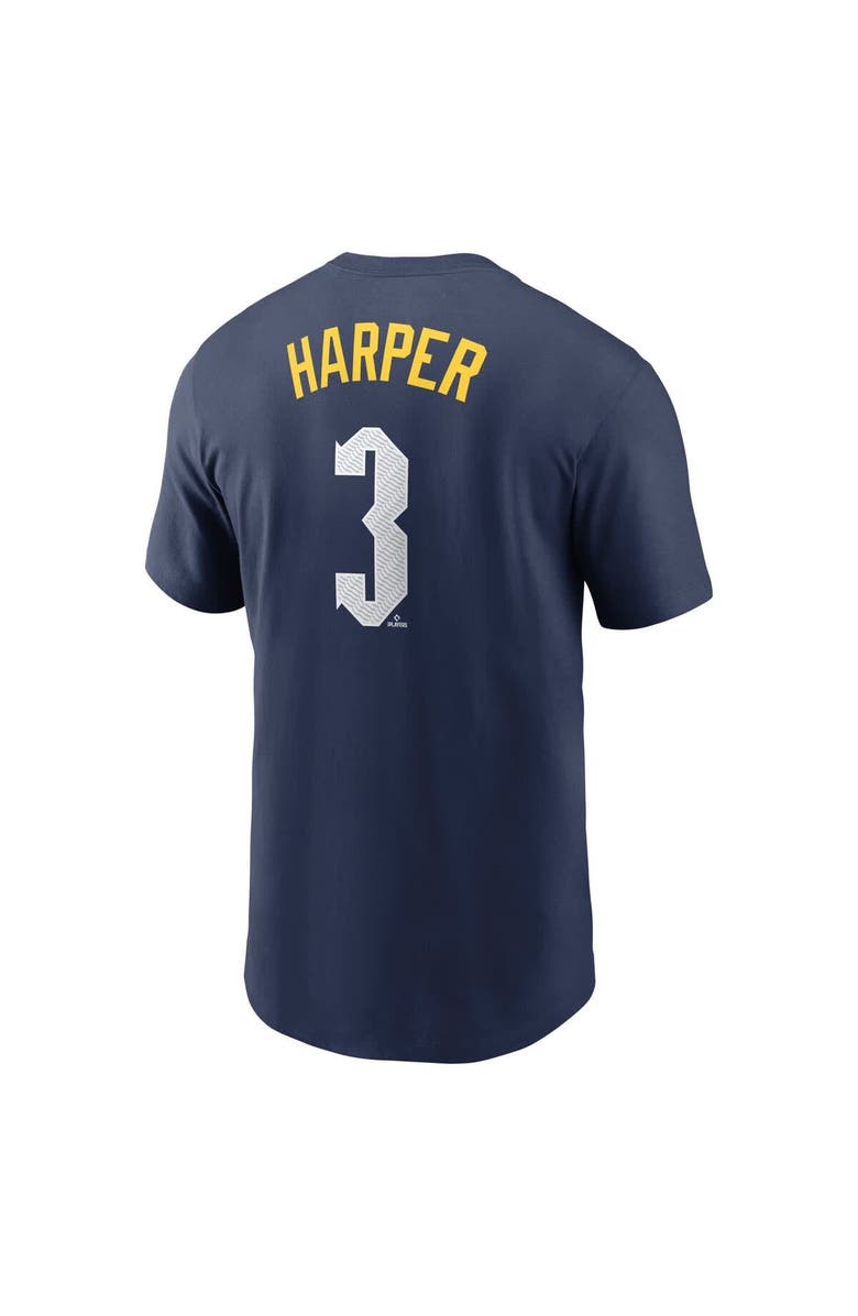 Nike Men's Nike Bryce Harper Royal Philadelphia Phillies 2024 City Connect Fuse Name & Number T-Shirt, Alternate, color, Royal