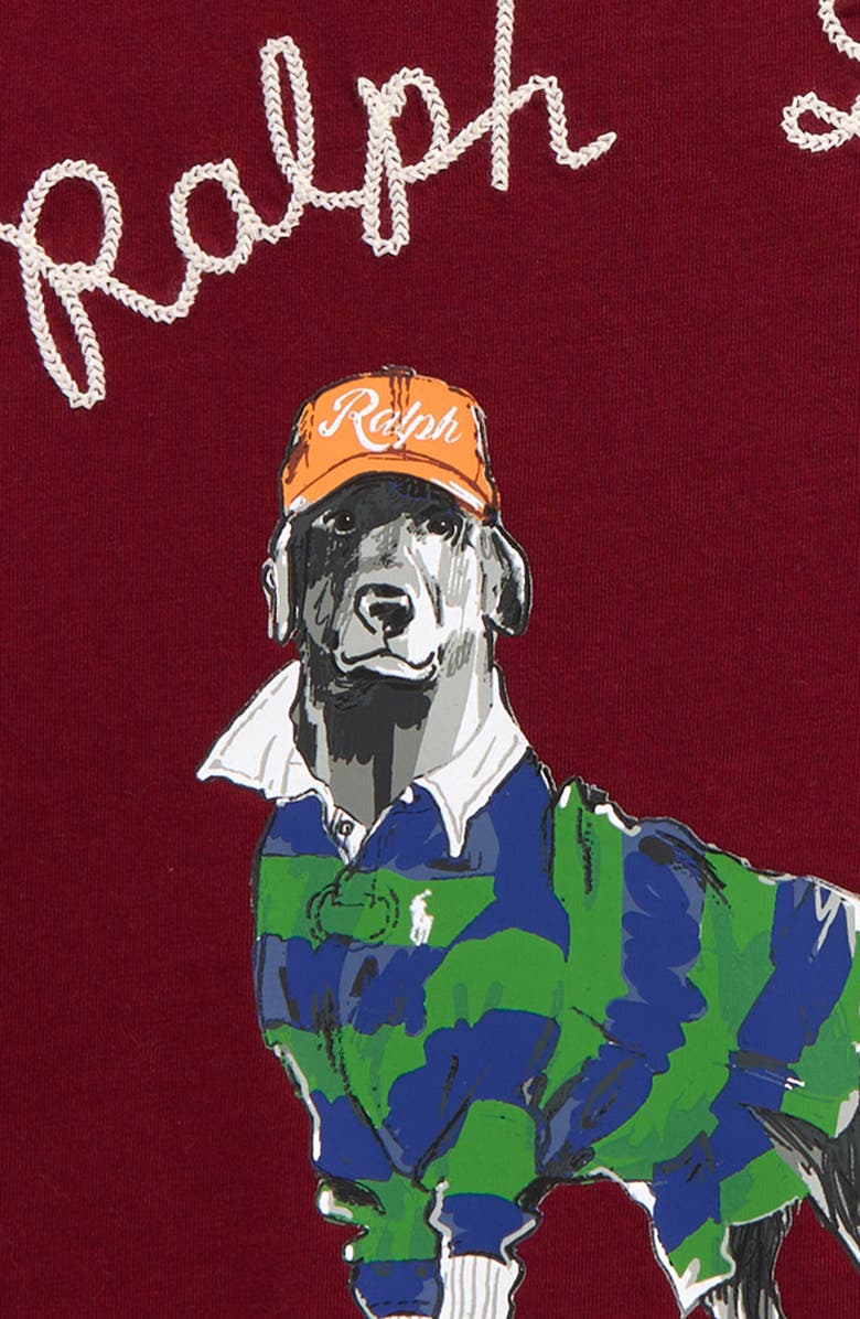 Polo Ralph Lauren Kids' Embroidered Cotton Graphic T-Shirt, Alternate, color, 