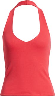 BP. Deep V-Neck Halter Top