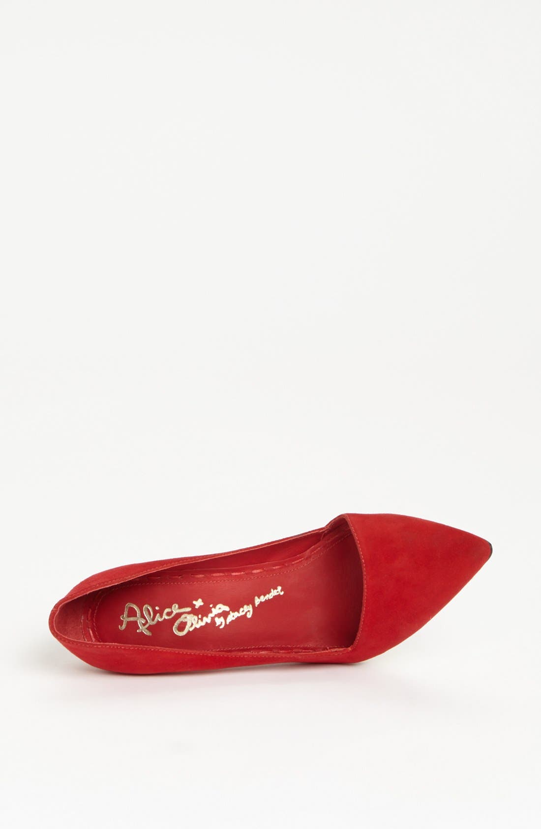 'Dina' Pump, Alternate, color, SCARLET SUEDE