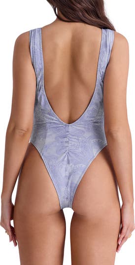Martinique Plunge One-Piece Swimsuit