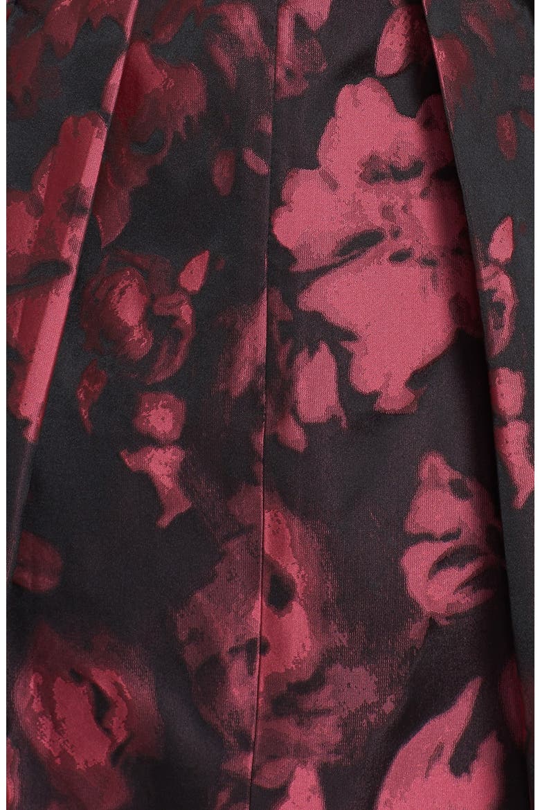 Jacquard Fit & Flare Dress, Alternate, color, PINK