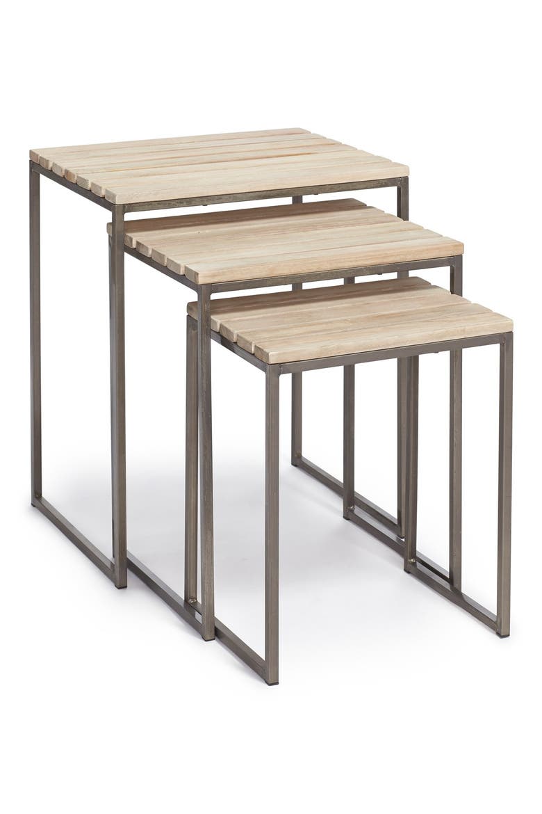 Nesting Tables, Main, color, BROWN