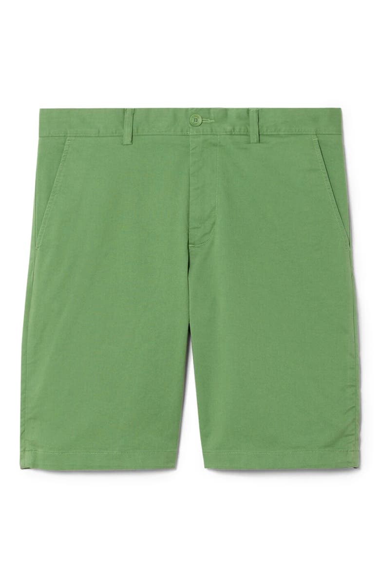 Twill Bermuda Chino Shorts, Alternate, color, LAMBS LETTUCE