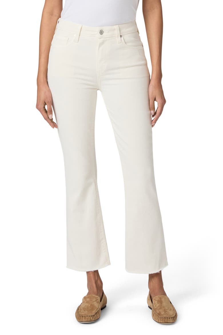 Mason Raw Hem Ankle Straight Leg Jeans, Main, color, CREAM CLOUD