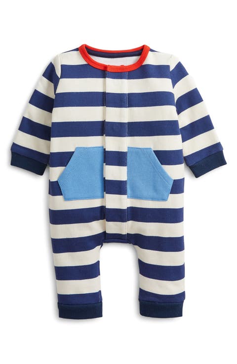 Kids' Striped French Terry Romper