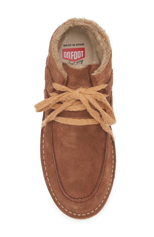 On Foot Silken Faux Fur Lined Chukka Boot