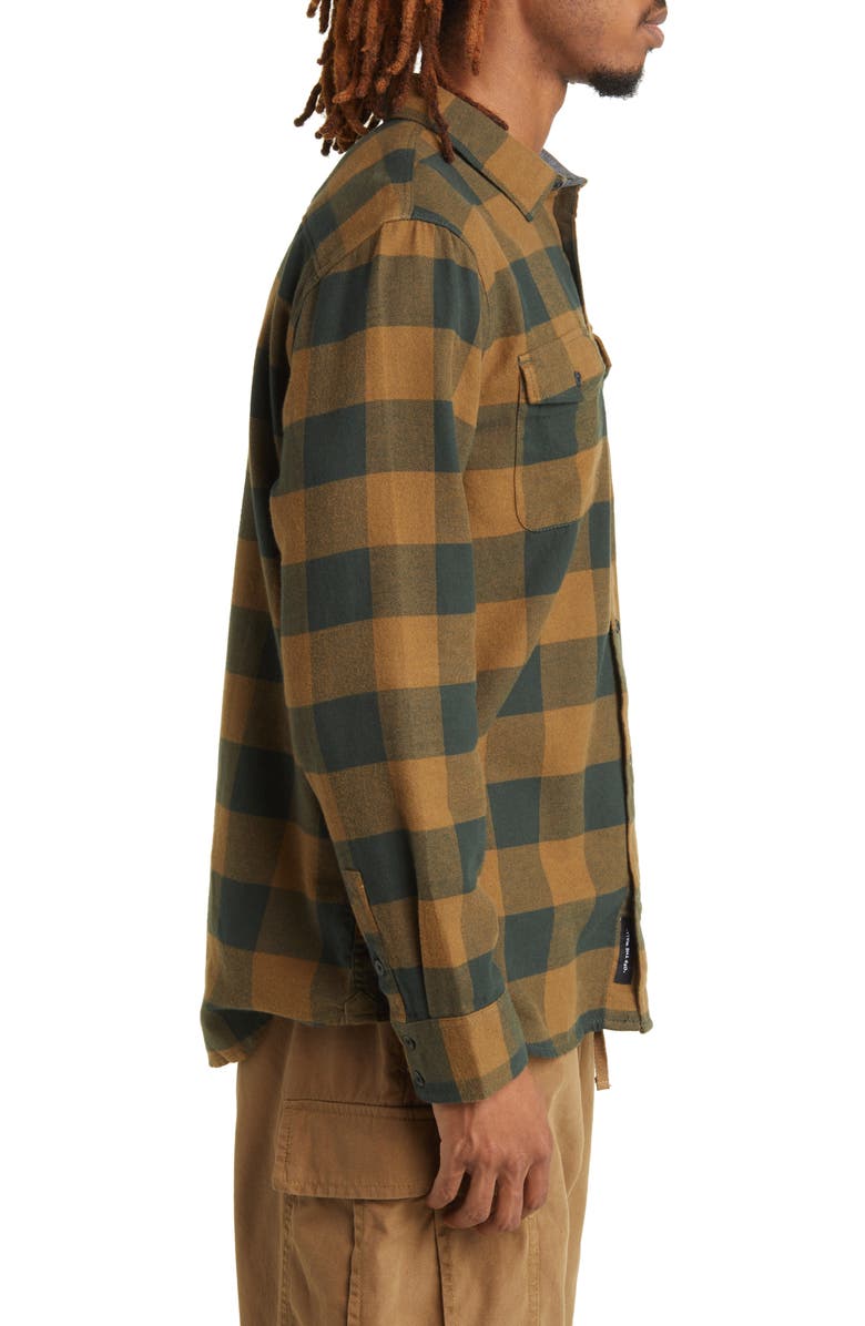 Vans Aliso Buffalo Plaid Flannel Button-Up Shirt, Alternate, color, 
