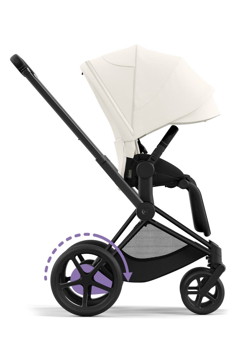 CYBEX e-PRIAM 2 Electronic Smart Stroller, Alternate, color, Off White