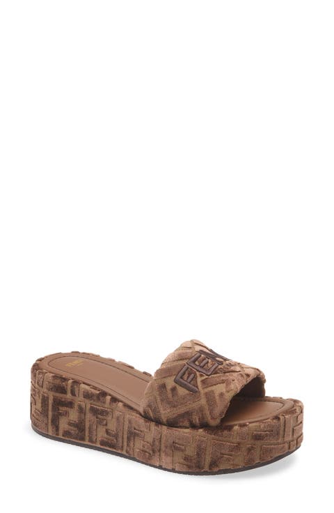 Sunshine Platform Wedge Slide Sandal (Women)