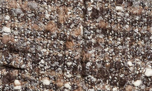 Giambattista Valli Sleeveless Bouclé Minidress In Brown