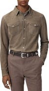 John Varvatos Sage Suede Shirt Jacket