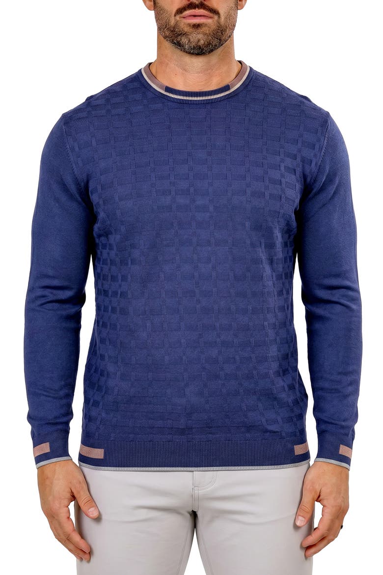 Unknownsixteen Crewneck Sweater, Main, color, BLUE