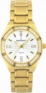 Peugeot Hexagonal crystal bezel bracelet watch- 32MM