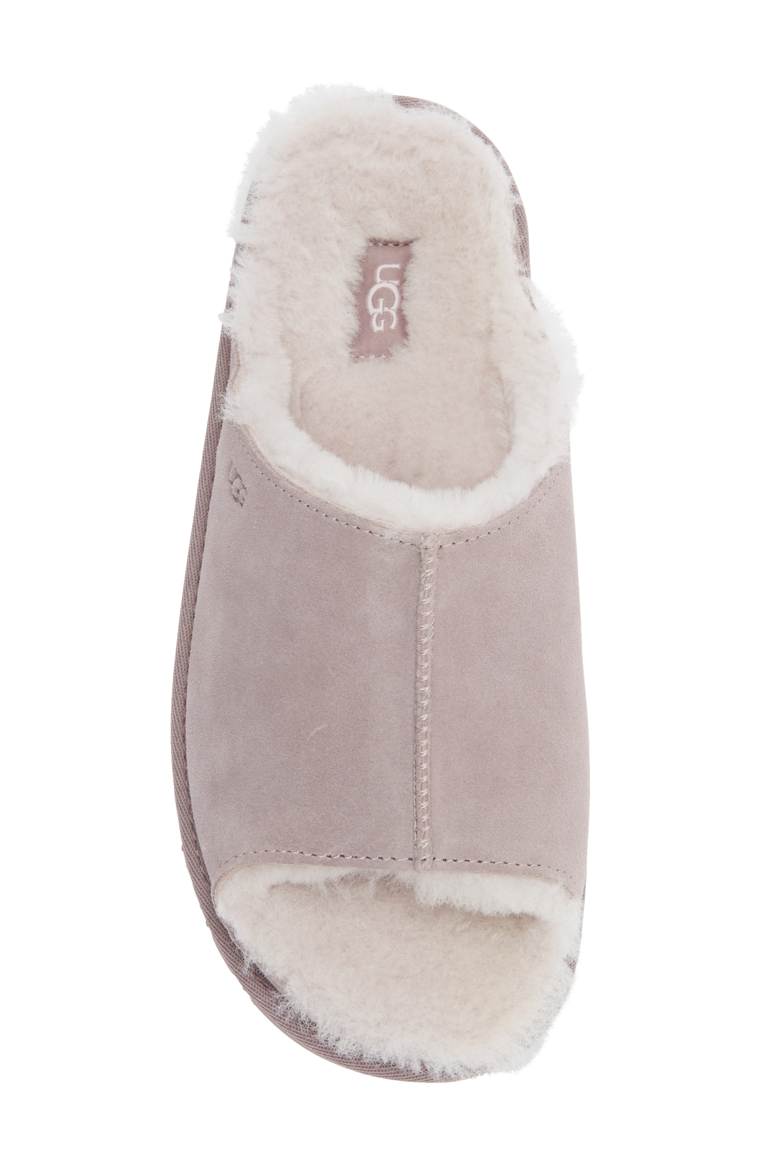 UGG<sup>®</sup> Greenport Genuine Shearling Lined Platform Slide Sandal, Alternate, color, Sugarplum