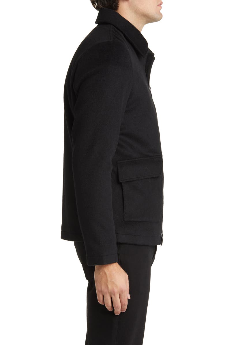 Robert Barakett Anakin Wool Blend Jacket, Alternate, color, Black
