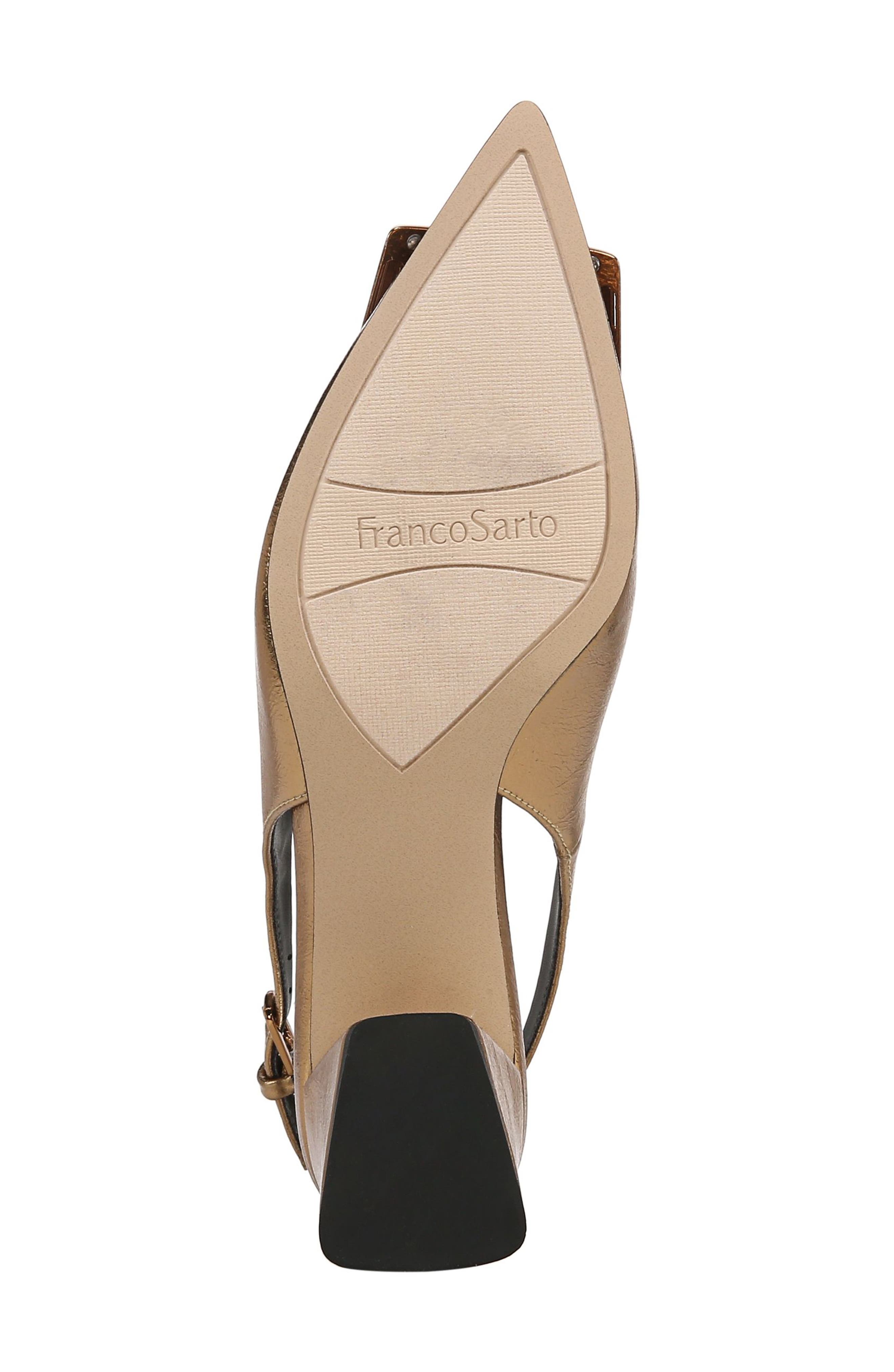 Franco Sarto Racer Slingback Pointed Toe Pump, Alternate, color, 