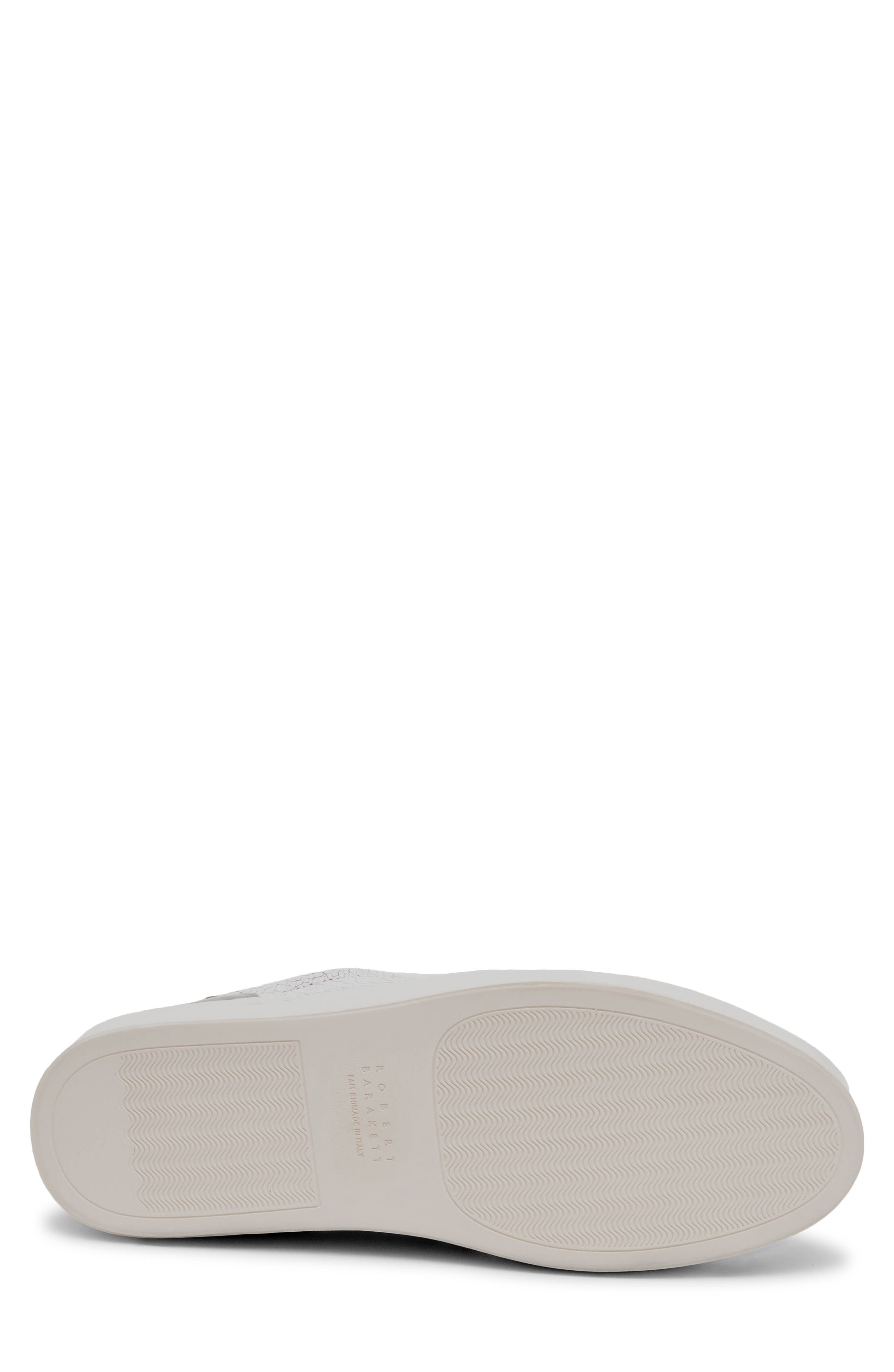 Thomas Crinkled Leather Sneaker, Alternate, color, DIRTY WHITE