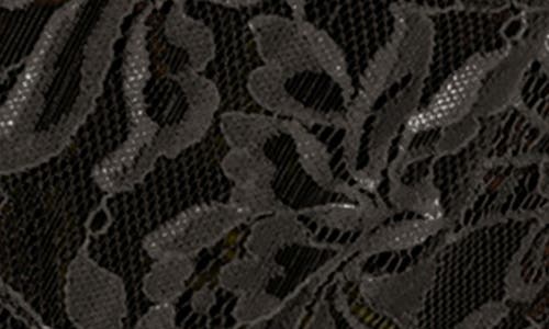 Oh La La Cheri Lauren Open Back Lace Chemise In Black