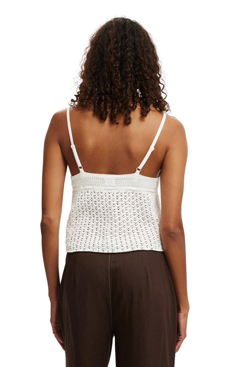 Cotton On Women's Knit Tie Up Cami, Alternate, color, 
