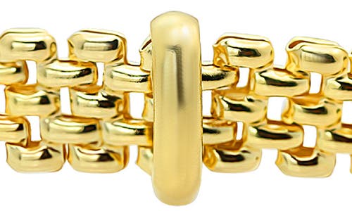 Candela Jewelry Panther Link Chain Bracelet In Gold