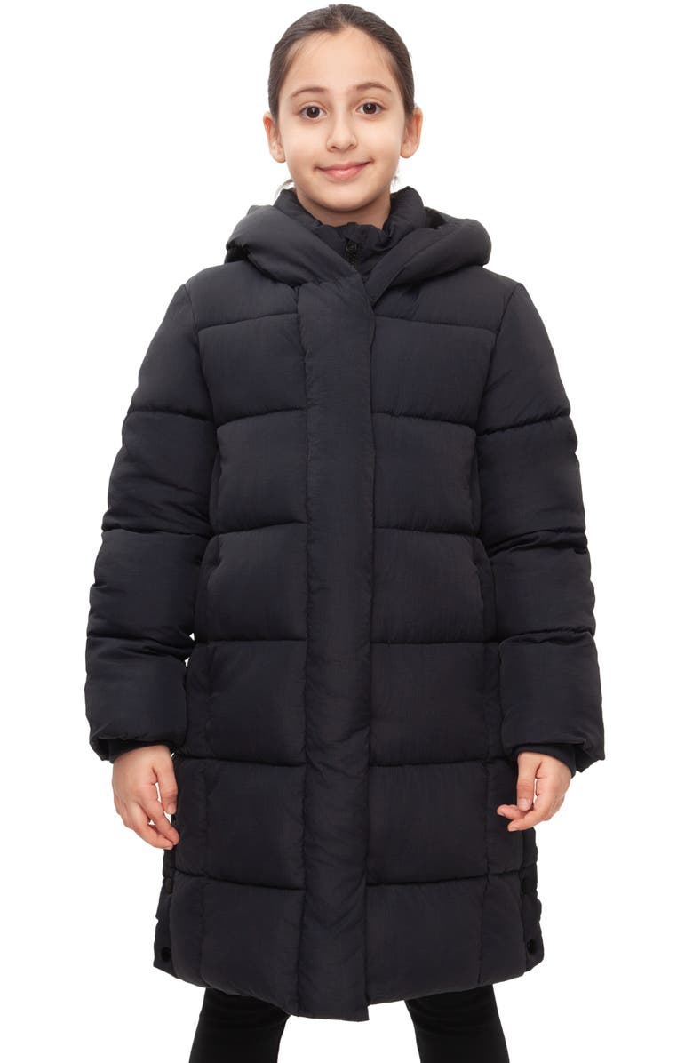 Rokka&Rolla Kids' Knee Length Puffer Coat, Main, color, 
