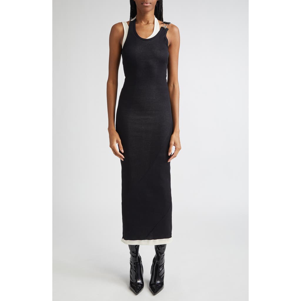 Jean Paul Gaultier Twisted Double Layer Rib Tank Dress